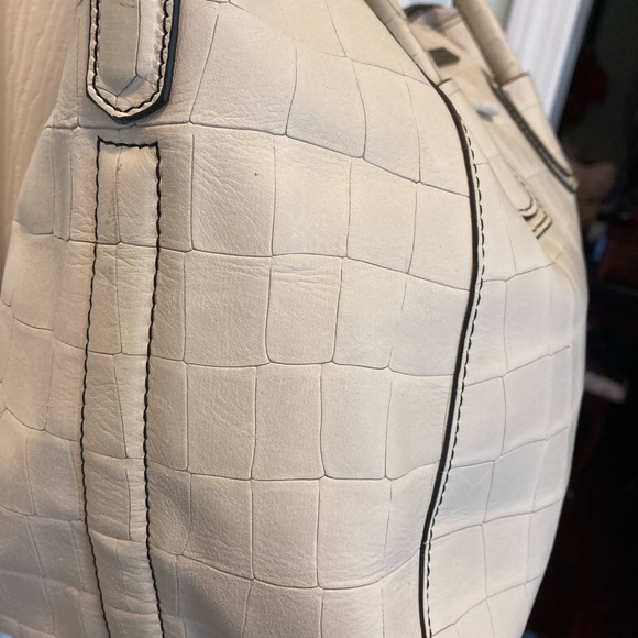 EUC~LEATHER Charles Jordan Stone color Shoulder bag - Picture 4 of 12